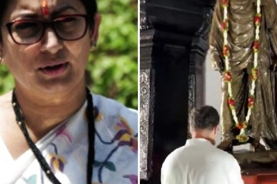 Smriti Irani Attacks Rahul Gandhi for ‘Ignoring’ Swami Vivekananda; Cong Busts Her ‘Lies’ With Video