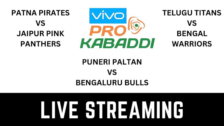 Patna Pirates vs Jaipur Pink Panthers, Telugu Titans vs Bengal Warriors, Puneri Paltan vs Bengaluru Bulls Live Streaming: When and Where to Watch Pro Kabbadi League Season 9 Live Coverage on Live TV Online
