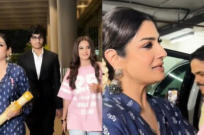 Raveena Tandon Reacts When Fan Pushes Daughter Rasha For A Selfie, 'Aap Dhakka Mat Dijiye'
