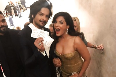 Ali Fazal, Richa Chadha Attend Pre-Oscars Party