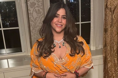 Ekta Kapoor Shines in Orange Elegance at the 51st International Emmy Awards