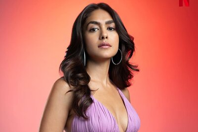 Mrunal Thakur's Fashionable Take on Bold Alter-Neck Designs