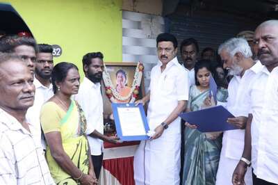 TN CM MK Stalin Visits Footballer Priya's House, Hands over Rs 10 Lakh Solatium, Job Letter for Brother