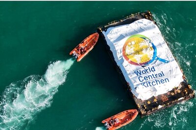 Ship With Barge Loaded With Food Arrives In Gaza Coast In Test Run For Aid Route By Sea