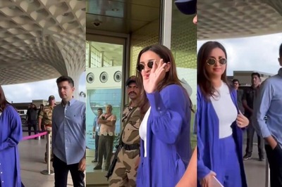 Parineeti Chopra Waves At Paparazzi When Spotted With Fiance Raghav Chadha At The Airport; Watch