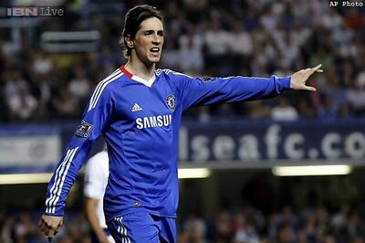 Chelsea striker Torres ruled out for three weeks