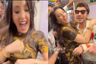 Nora Fatehi, Divyendu Sharma Shake Their Legs Inside A Metro To Promote 'Madgaon Express', Video Goes Viral