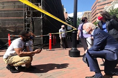Democrat Joe Biden Visits Site of Police Brutality Protest in Delaware