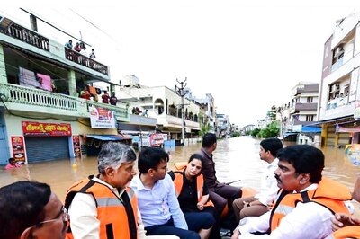 Monsoon Fury In Andhra, Telangana: Over Hundred Villages Submerged, 99 Trains Cancelled; Shah Assures Centre's Help