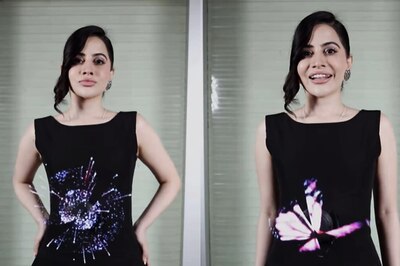 Uorfi Javed Steps Out In 'Digital' Dress With A Mini Projector. Internet Says 'You're Magical'