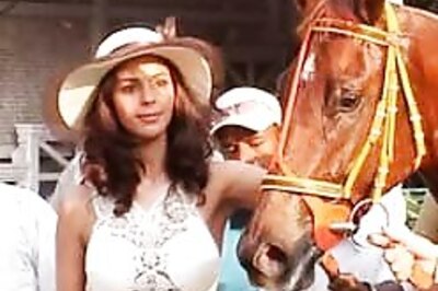 Mallika steals the thunder from horses