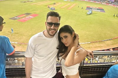 Mouni Roy, Suraj Nambiar Celebrate India's Blockbuster Entry Into World Cup Final