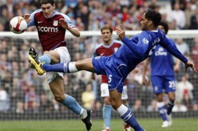 Aston Villa, Everton match ends in a draw