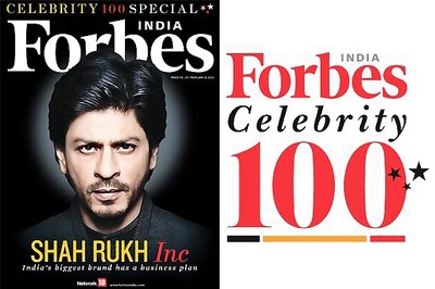 Shah Rukh tops Forbes India's 'Celebrity 100' list