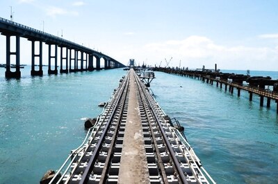 IN PICS | Ashwini Vaishnaw Shares Visuals of 'New and Improved' Pamban Bridge in Rameswaram