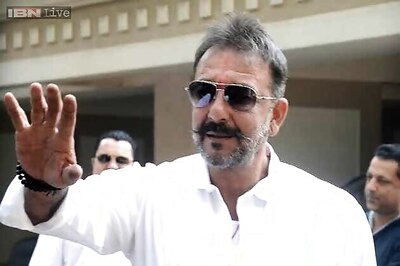 18 kilos and counting: Sanjay Dutt looks almost unrecognisable as he flaunts his abs after coming back home from jail
