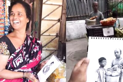 Video Of Artist Making Sketches Of Roadside Vendors And Their Reactions Viral